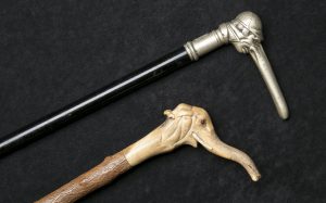 Humorous walking sticks,